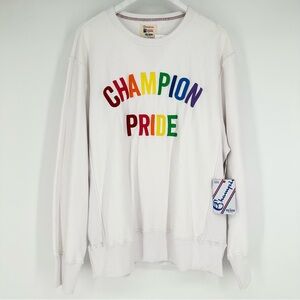 Todd Snyder + Champion Pride Arc Crew Sweatshirt Rainbow